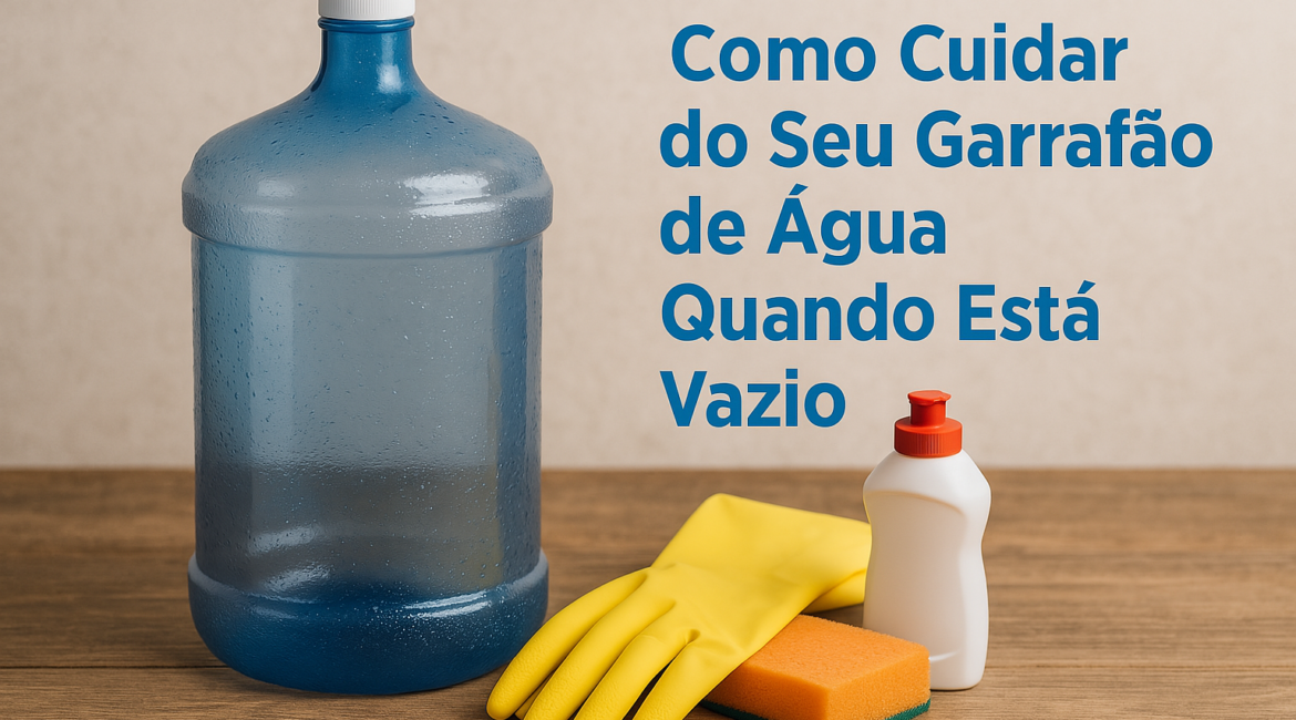 Como Cuidar do Seu Garrafão de Água Quando Está Vazio